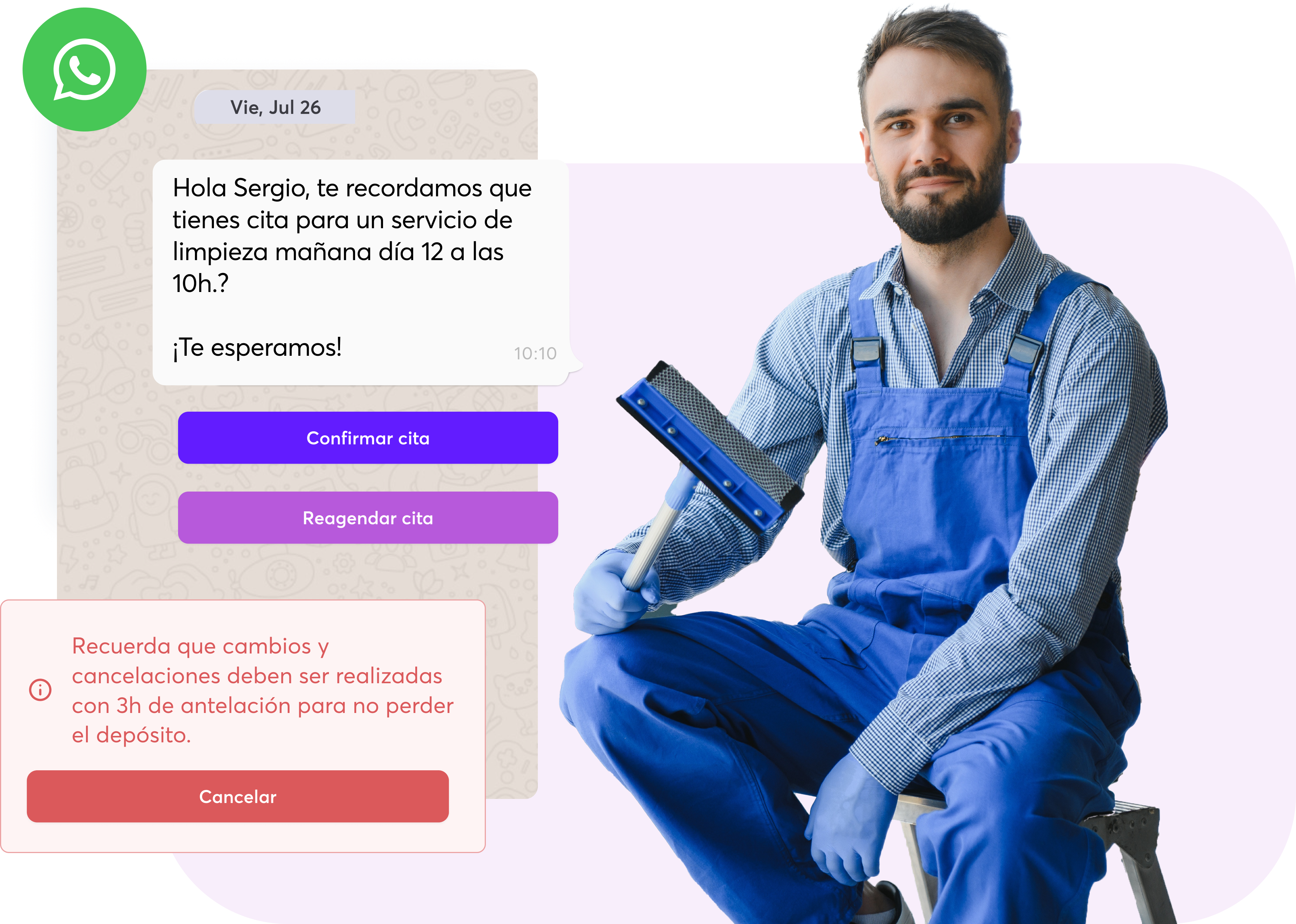 Chat directo vía WhatsApp