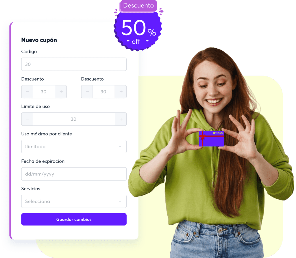 Software para cupones descuento y tarjetas regalo