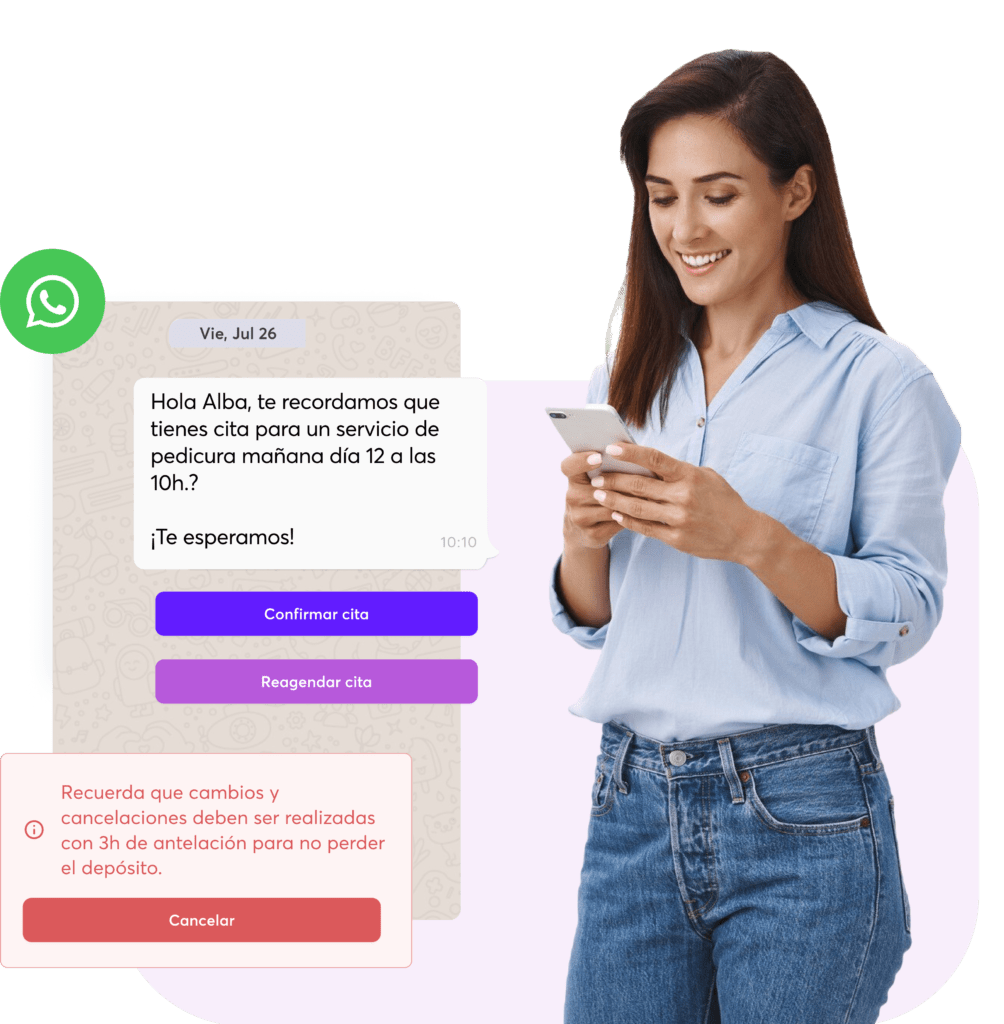 Recordatorios WhatsApp spa